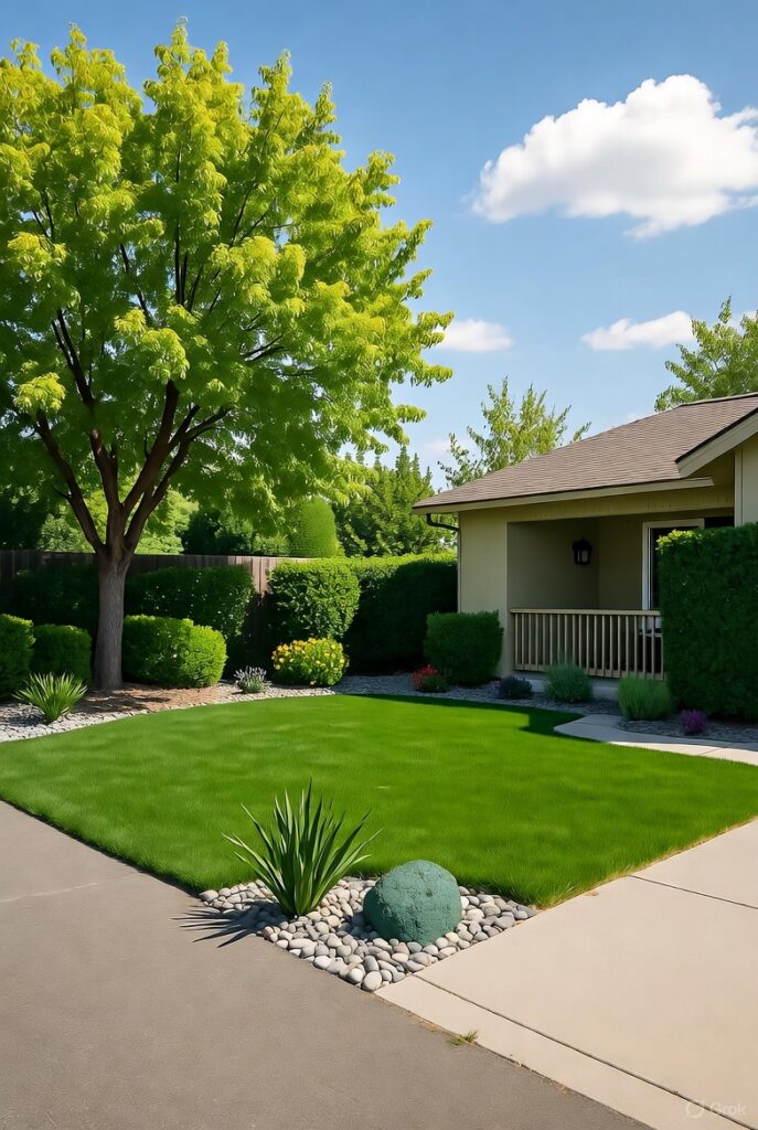 landscaping near redding california